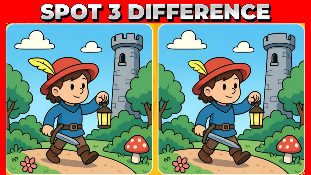 Most People Miss the Last Difference 👀 | Find the 3 Differences |Test Your Brain|Dream Line Studio 9