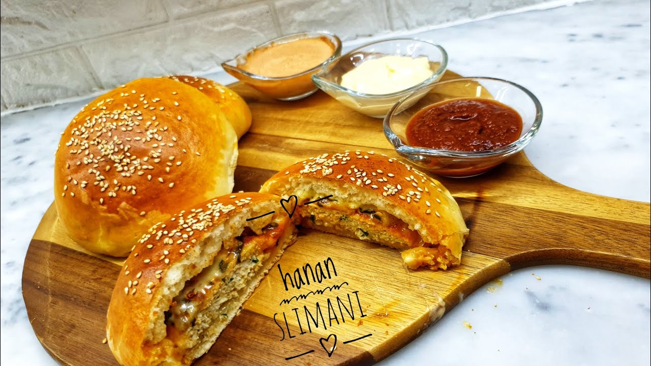 فطاير الهمبرغر وصفة خيااال بعجينة ولا أروع 🤩😍😋 سهلة وسريعة التحضير