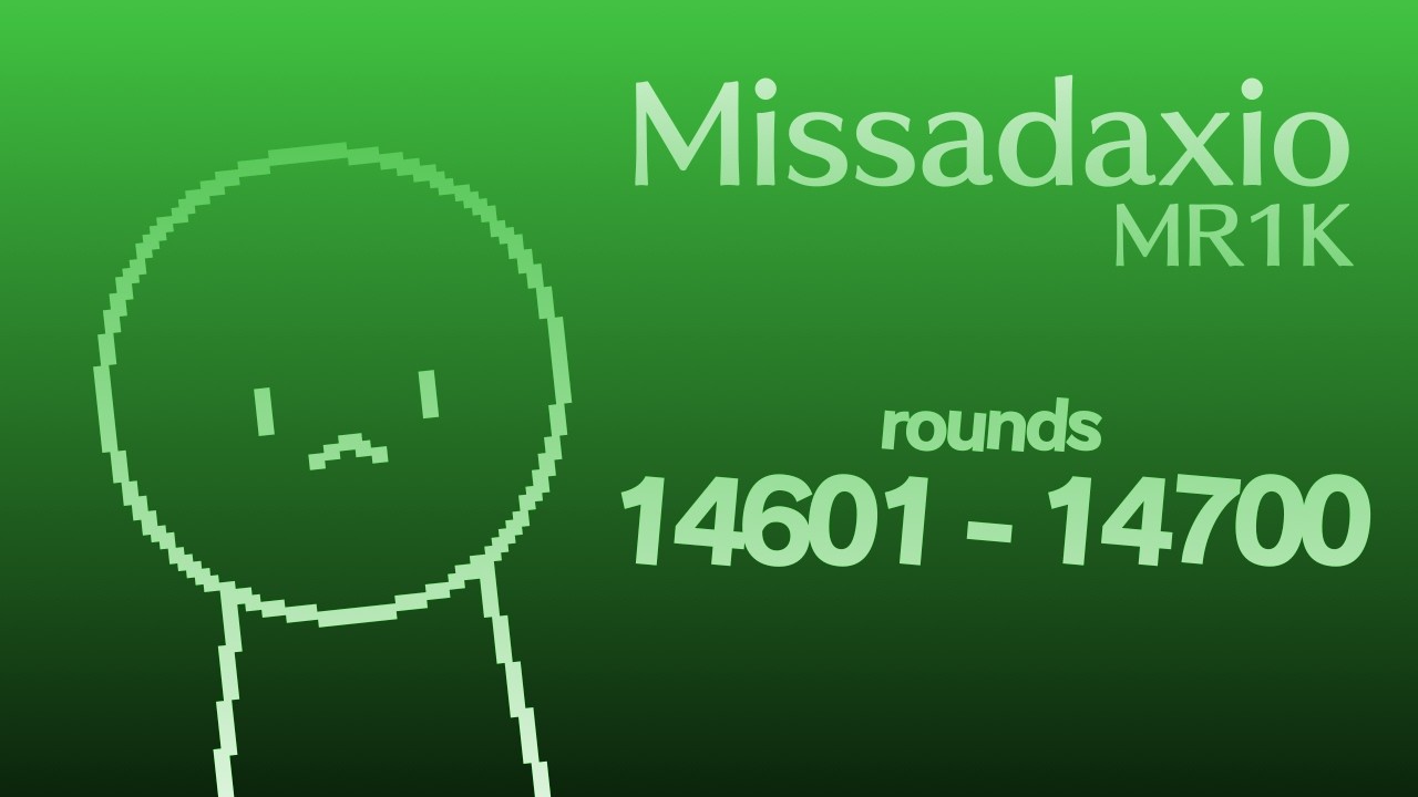 MR1K / Missadaxio - Rounds 14601 to 14700