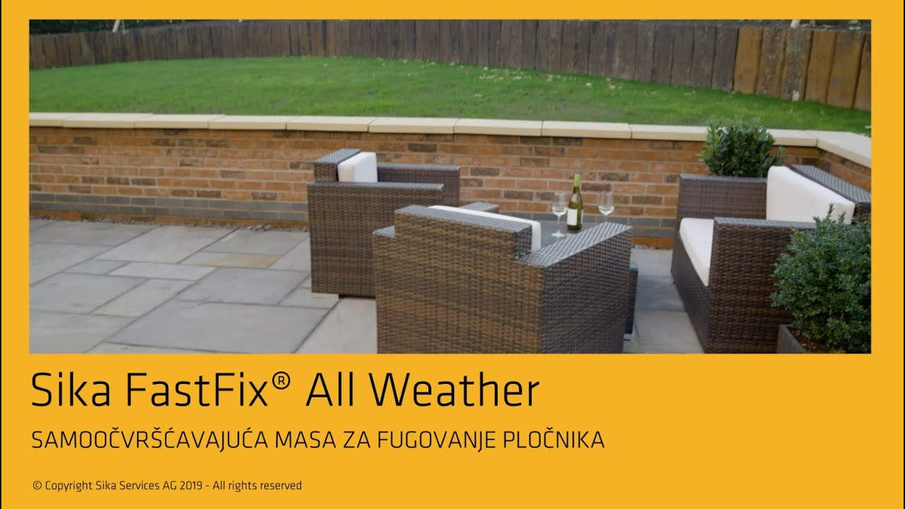 Samovezujuća masa za popunjavanje spojnica između ploča: Sika FastFix All Weather