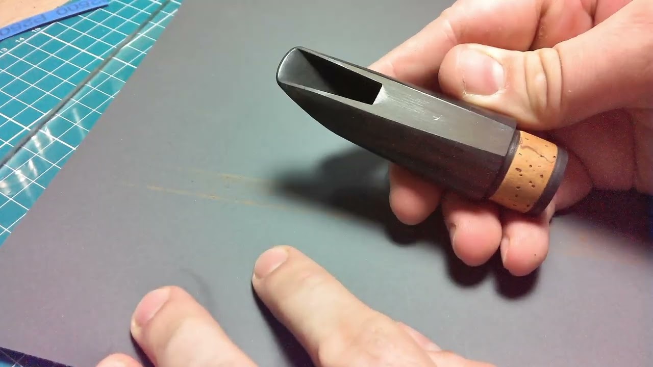 Restoring a 100 year old wooden Buffet clarinet mouthpiece