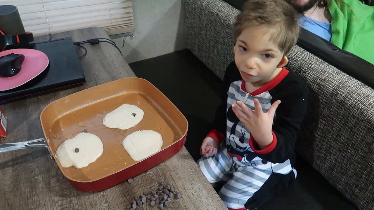 Our toddler made breakfast