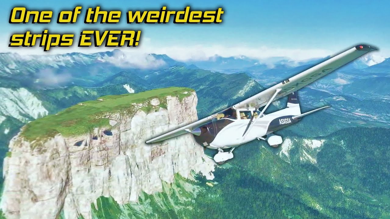 Mont Aiguille Airstrip (LF79) in VR - MSFS 2020