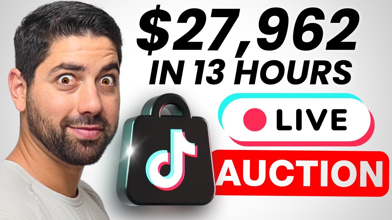 Как провести прямой эфир с аукционом в TikTok Shop (результат $27 000)