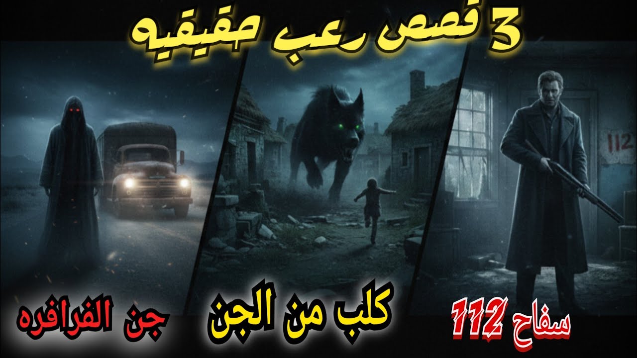 3 قصص رعب حقيقيه (كلب من الجن | عائلة لوتز والقاتل المتسلسل | جن الفرافره) 
