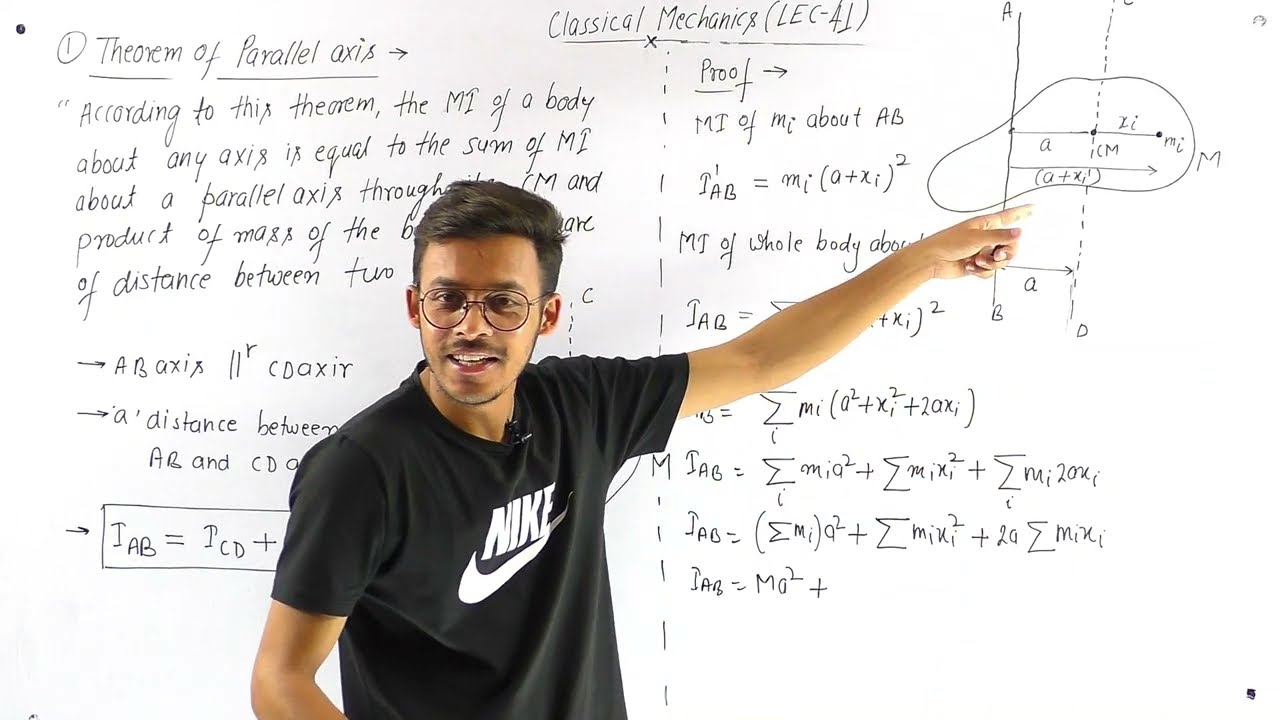 (LEC- 41) Theorem of parallels axis and theorem of perpendicular axis || IITJAM ||GATE |