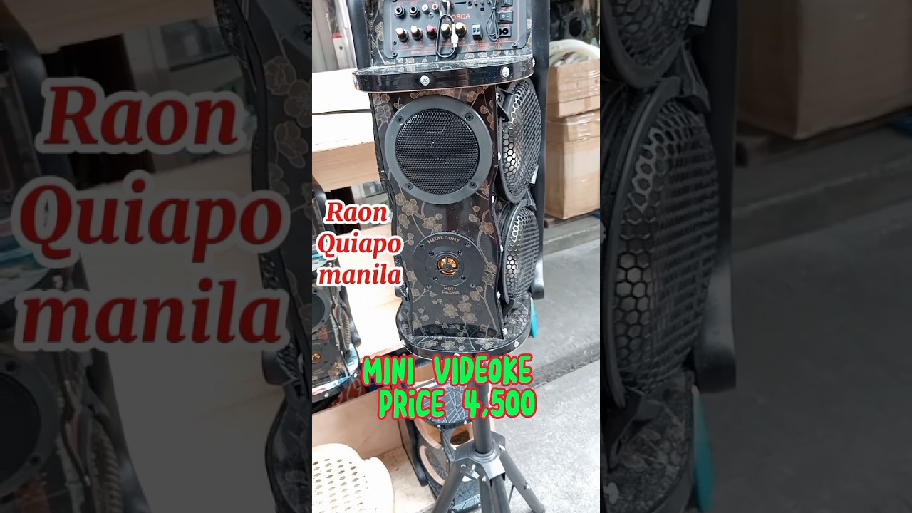 Mini Videoke Price 4,500