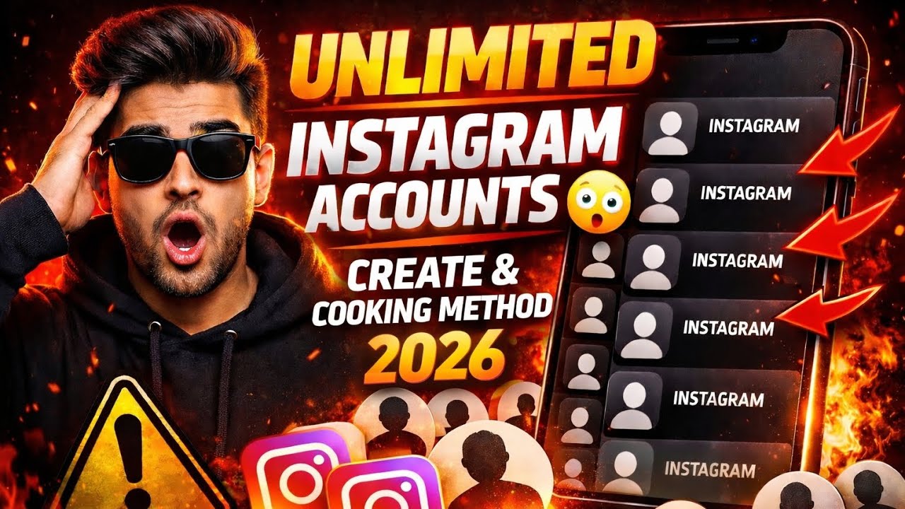 UNLIMITED Instagram Accounts 😳 | Auto Create Script (1000+ Accounts) 🔥 2026