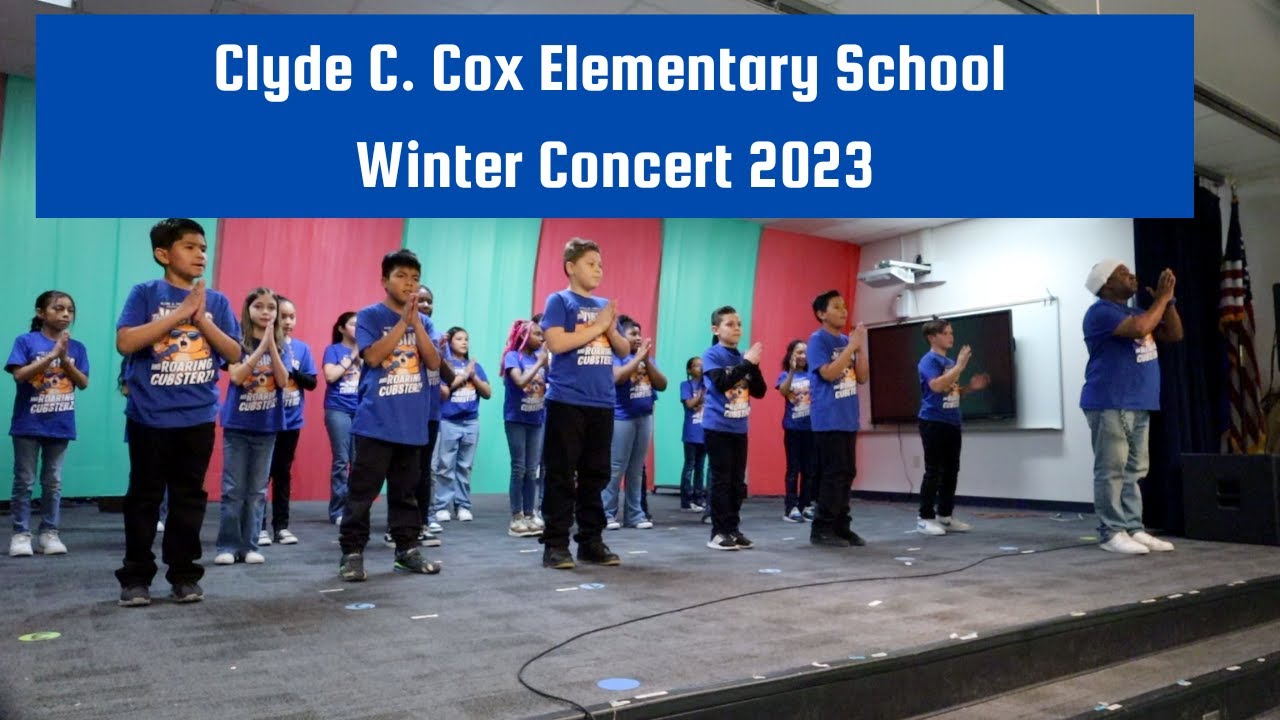 Clyde C  Cox Winter Concert December 2023