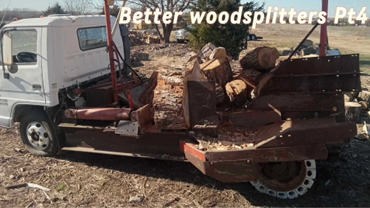 To Build a Better woodsplitter Pt 4, 120hp turbo diesel, 42-ton splitter