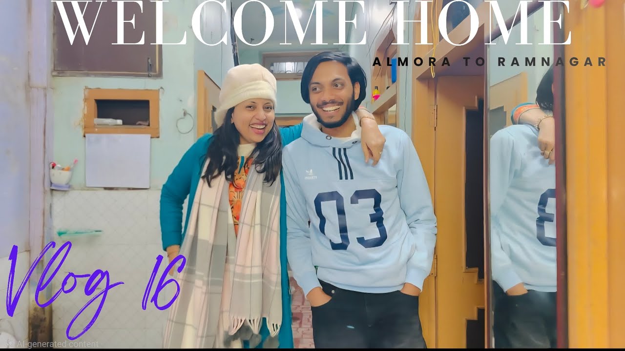 Almora To 🚘 Ramnagar ||HOME|| 3rd Sem Completed S.S.J.U.Campus Welcome Home after 2 month.