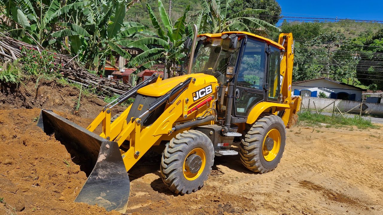 RETROESCAVADEIRA JCB 3CX EM OPERAÇÃO. #RETROESCAVADEIRA #trator #JCB #Brasil 