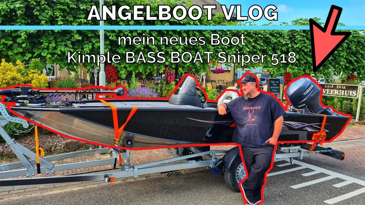 Angelboot VLOG - Mein neues Boot - Kimple BASS BOAT Sniper 518 - RAILBLAZA Montage