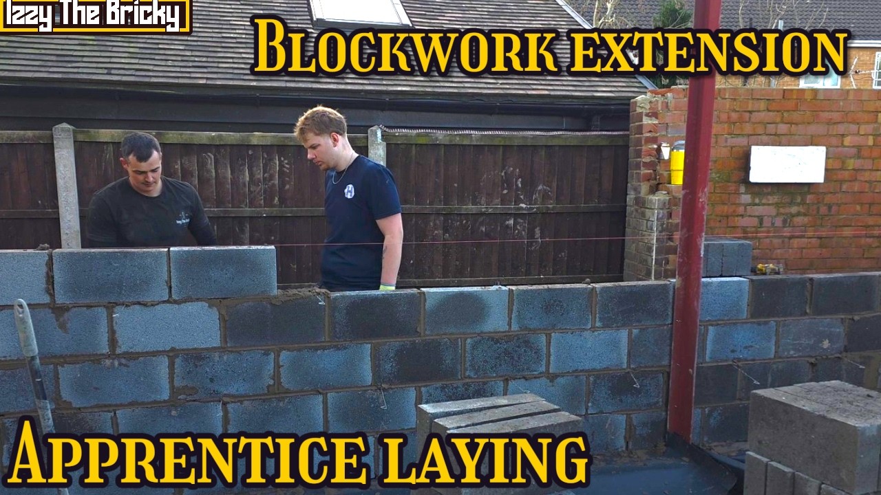 Blockwork Going Up Fast On This Extension