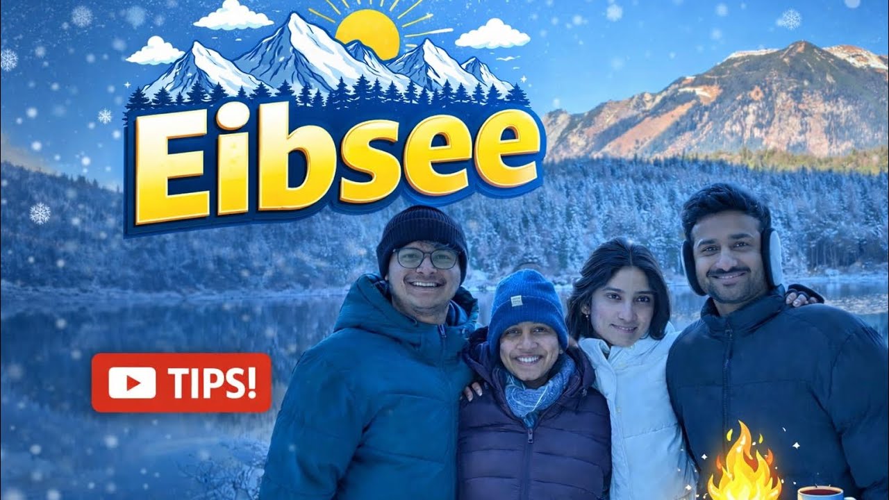 A well spent day in Eibsee| Winter wonderland| marathi vlog