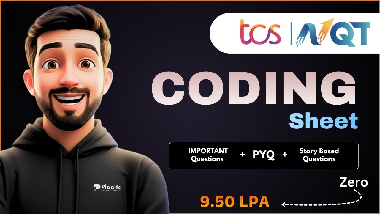 TCS NQT Coding Sheet 🔥 100+ Important Coding Questions | All India Mock Test | Free | TCS NQT