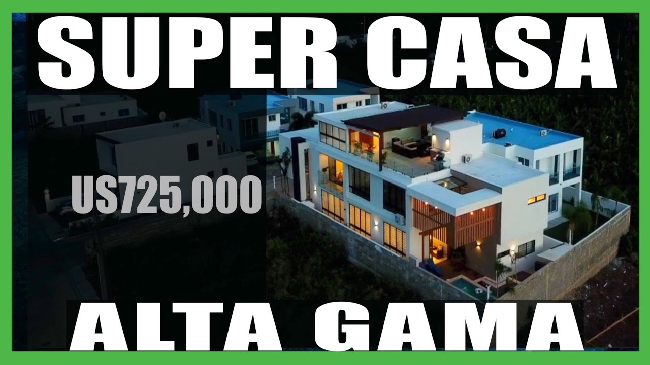 SUPER CASA ALTA GAMA DE VENTA EN SANTIAGO REPUBLICA DOMINICANA CASA FRESCA RD
