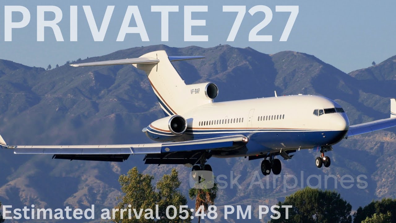 LIVE: Legendary Boeing 727 Lands at Van Nuys