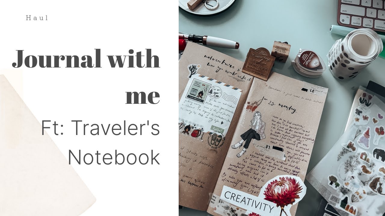 Journal with me | Traveler's Notebook | Baum Kuchen