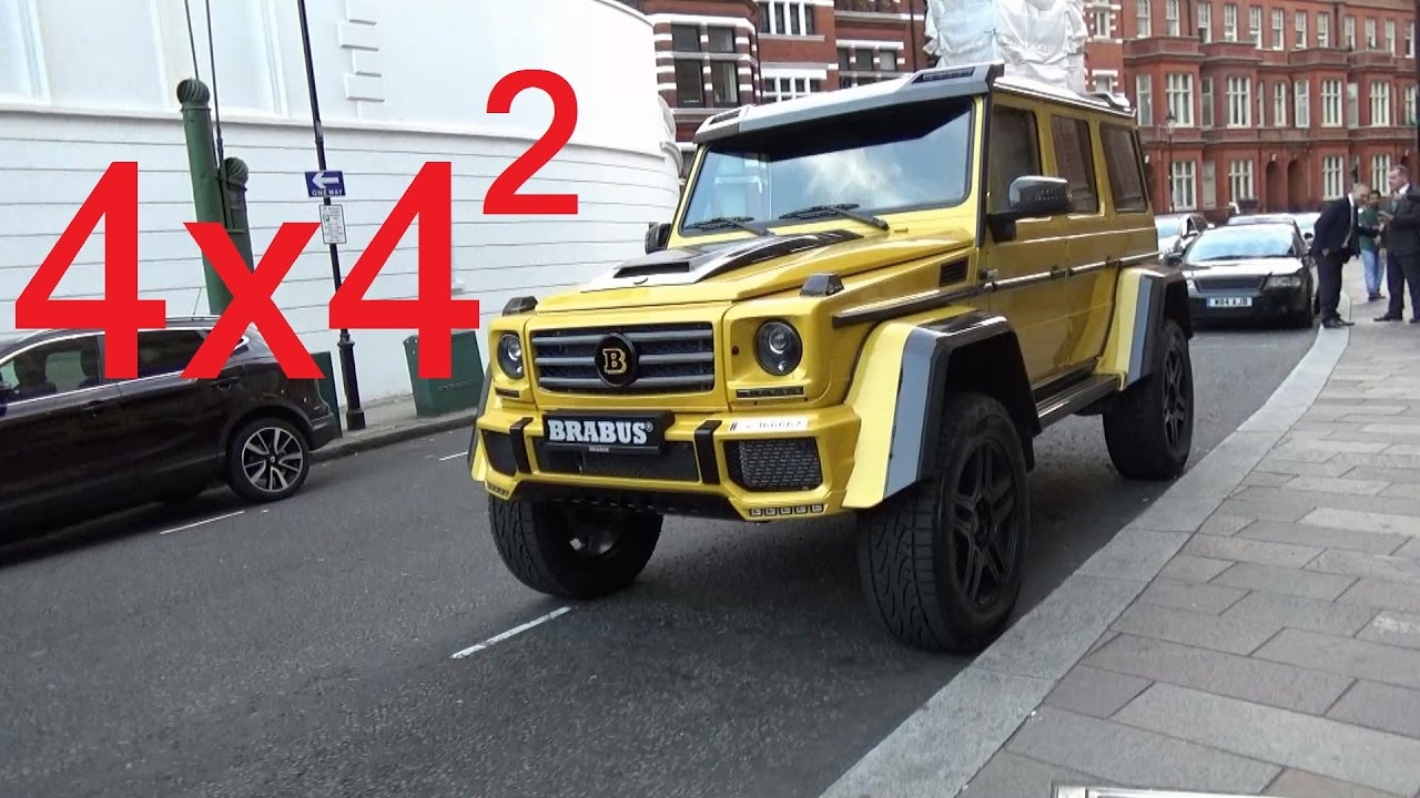 Brabus G-Wagen 4x4 Squared  in London !!
