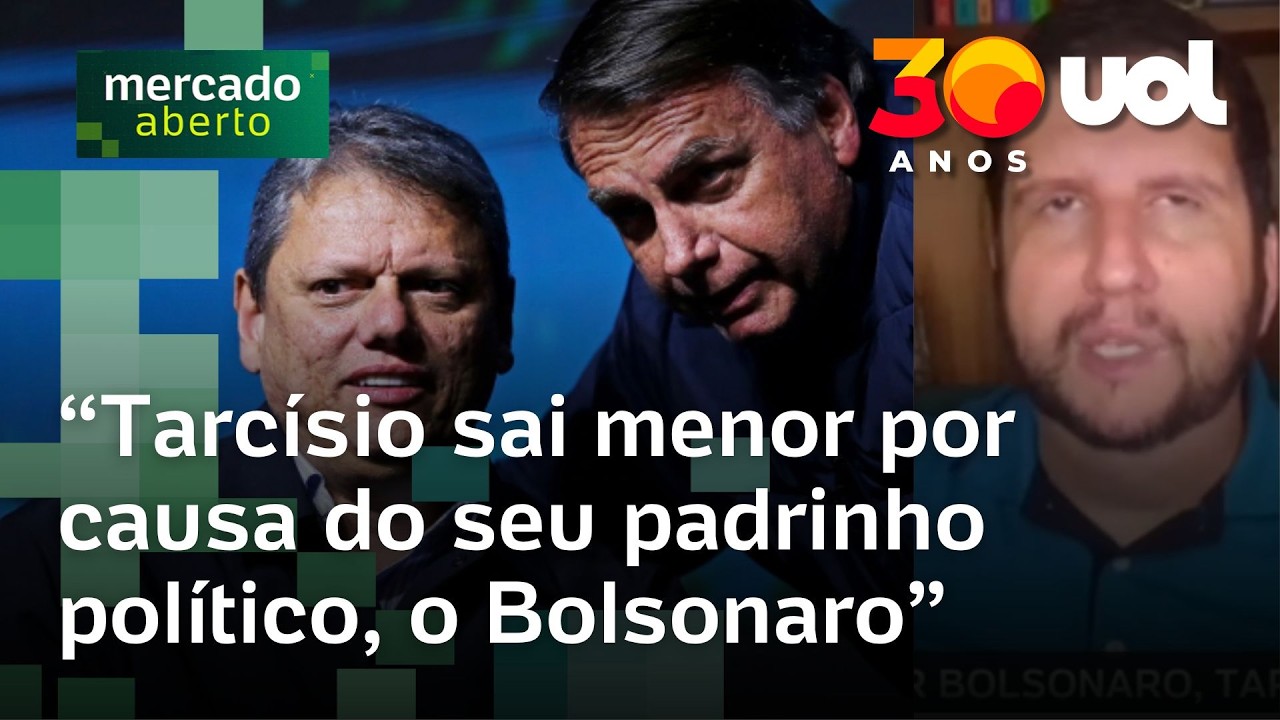 Tarcísio sai menor após Bolsonaro amarrar em seus pés a candidatura de Flávio, diz professor