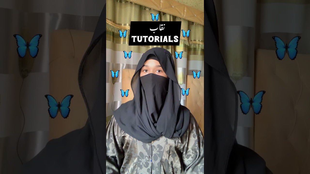 naqab tutorial 🤍 | #youtubeshorts #shorts #naqabtutorial #hijabinspiration #hijabstyle