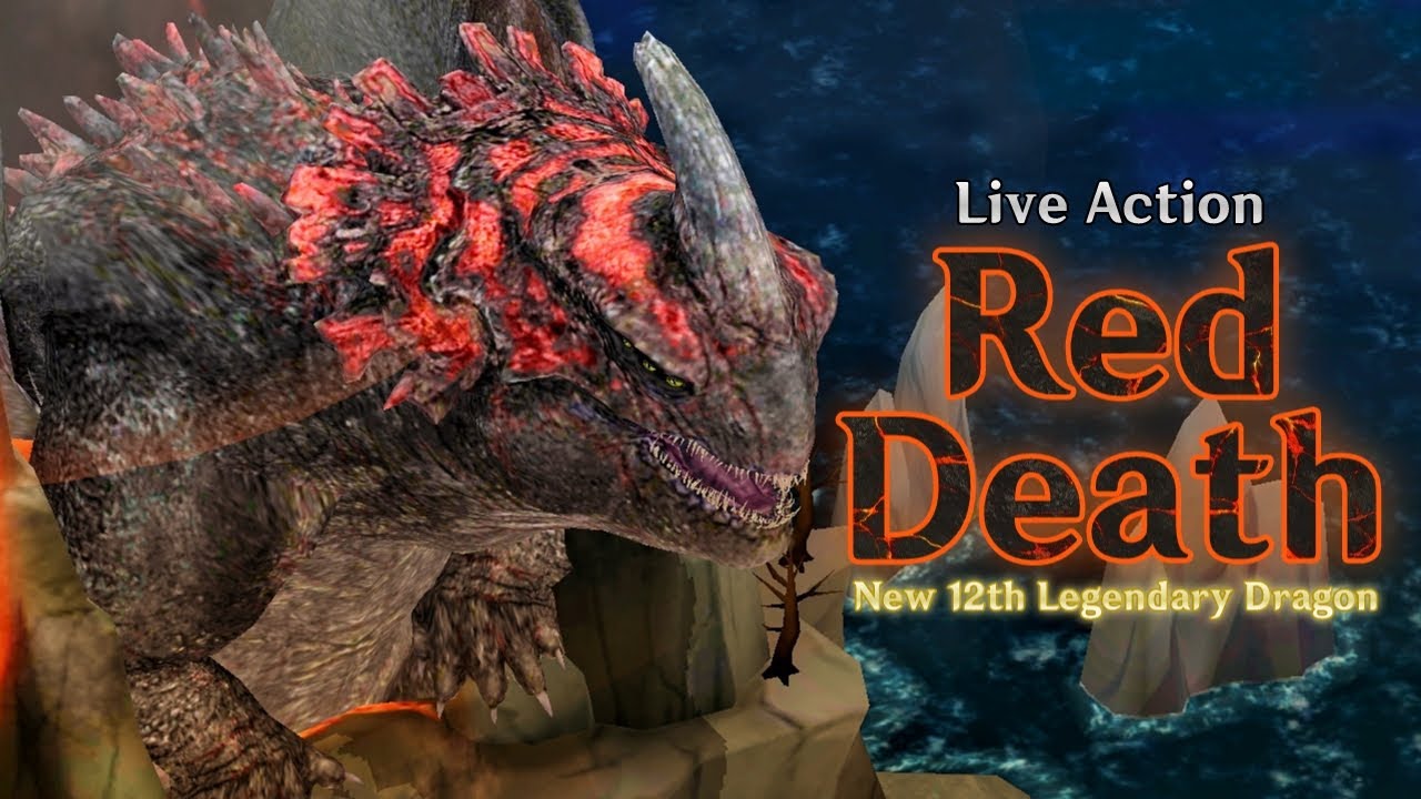LIVE ACTION RED DEATH - New Legendary Dragon Showcase | Dragons: Rise of Berk (New Update 1.101)