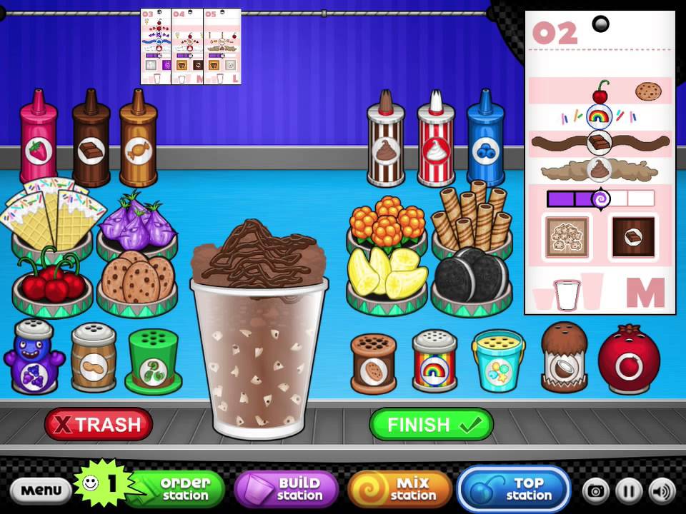 Papa's Freezeria HD All syrups unlocked Ep. 2