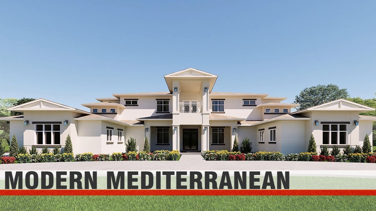 Modern Mediterranean House | Elegant Exterior Design