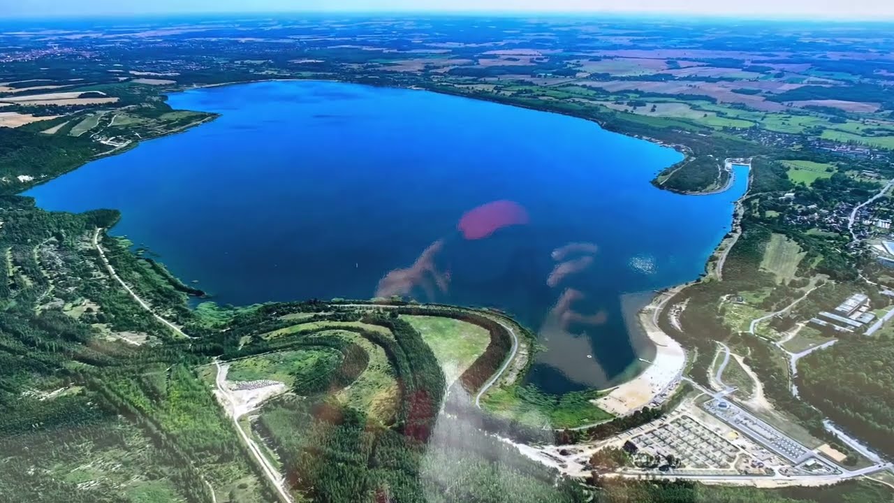 (Vollversion) Radtour um den Berzdorfer See mit Neuberzdorfer Höhe bei Görlitz in Sachsen 20.08.23