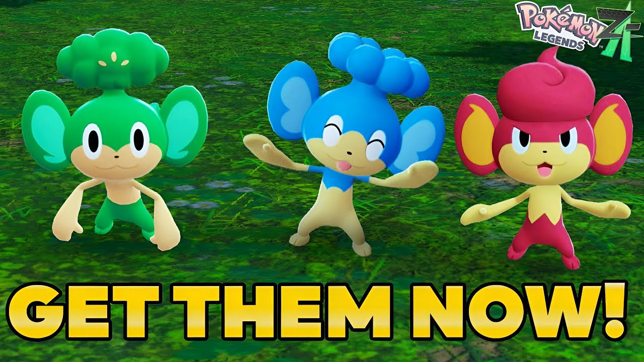 How to Catch Panpour Pansear & Panpour - Pokemon Legends Z-A