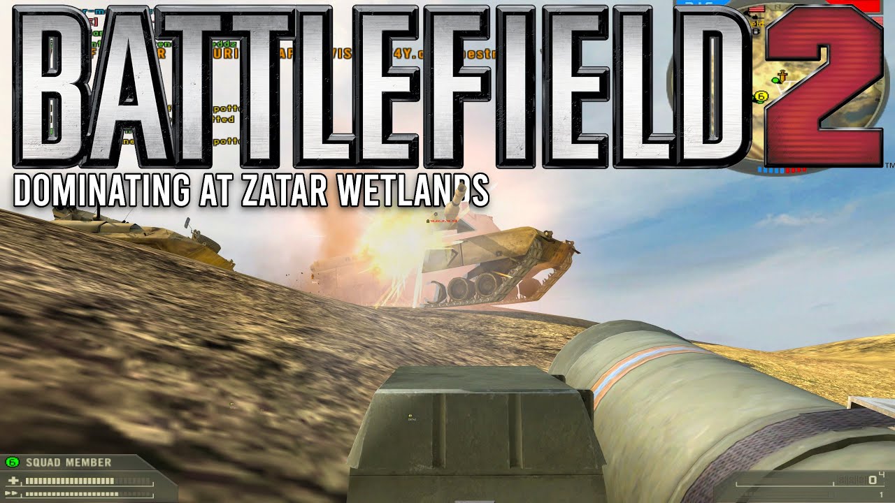 Battlefield 2 in 2024 - We Completely Dominate The Enemy Team at Zatar Wetlands