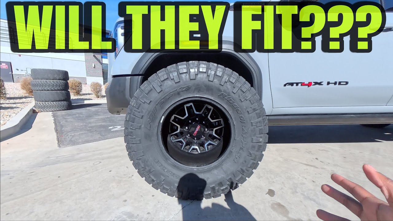 Я купил самые большие шины для своего GMC Sierra 2500 AT4X без лифта подвески…
