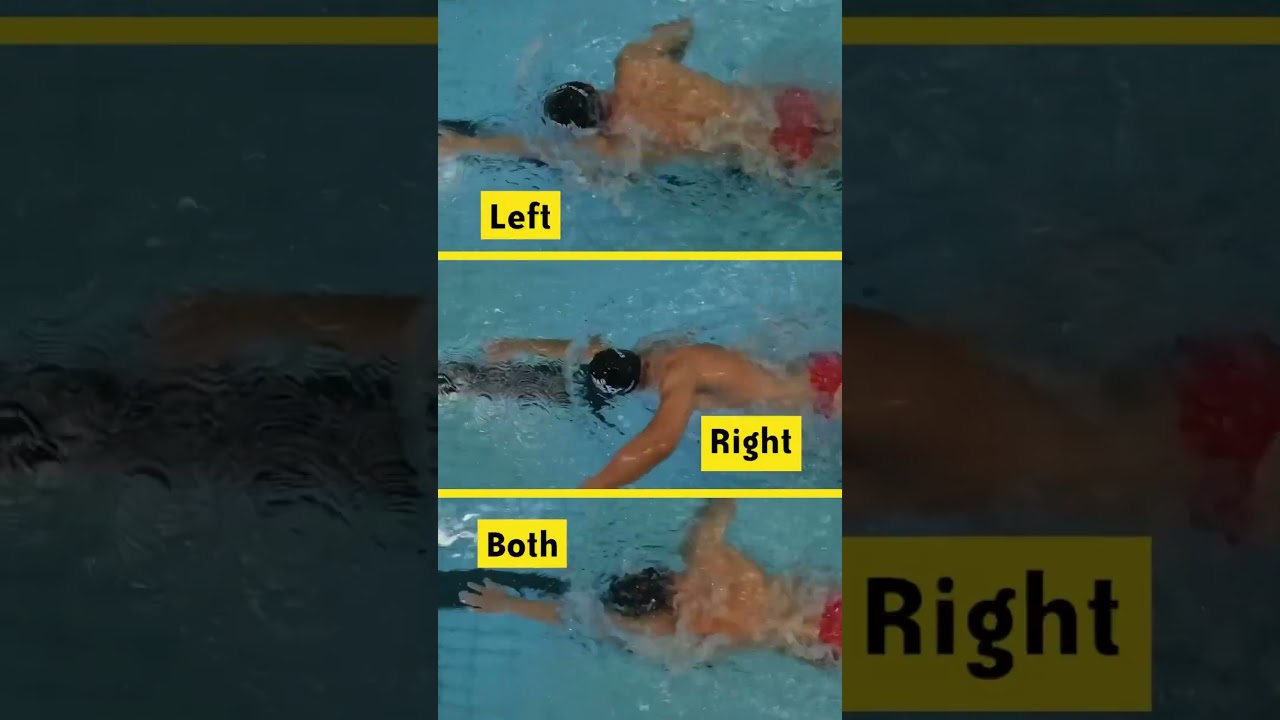 To which side do you breathe? Left, right or both? #swimming