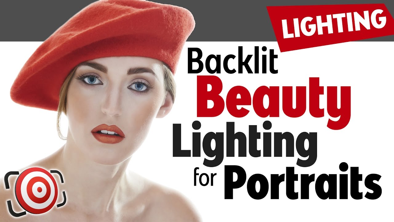 Backlit Beauty Lighting for Portraits and Beauty Shots - Studio Lighting Tutorial