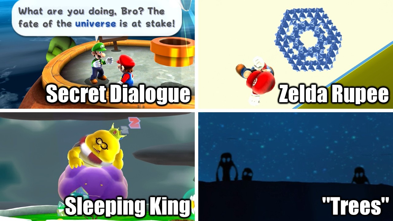 Super Mario Galaxy 1 & 2 HD - All Secrets & Easter Eggs