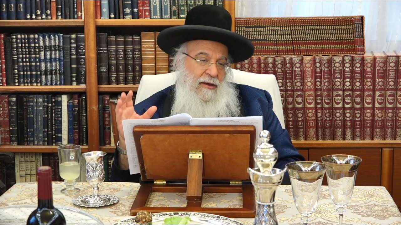 ליל הסדר-הגדה של פסח במחיצת מו''ר שר בית הזוהר המקובל האלקי רבי בניהו שמואלי שליט''א