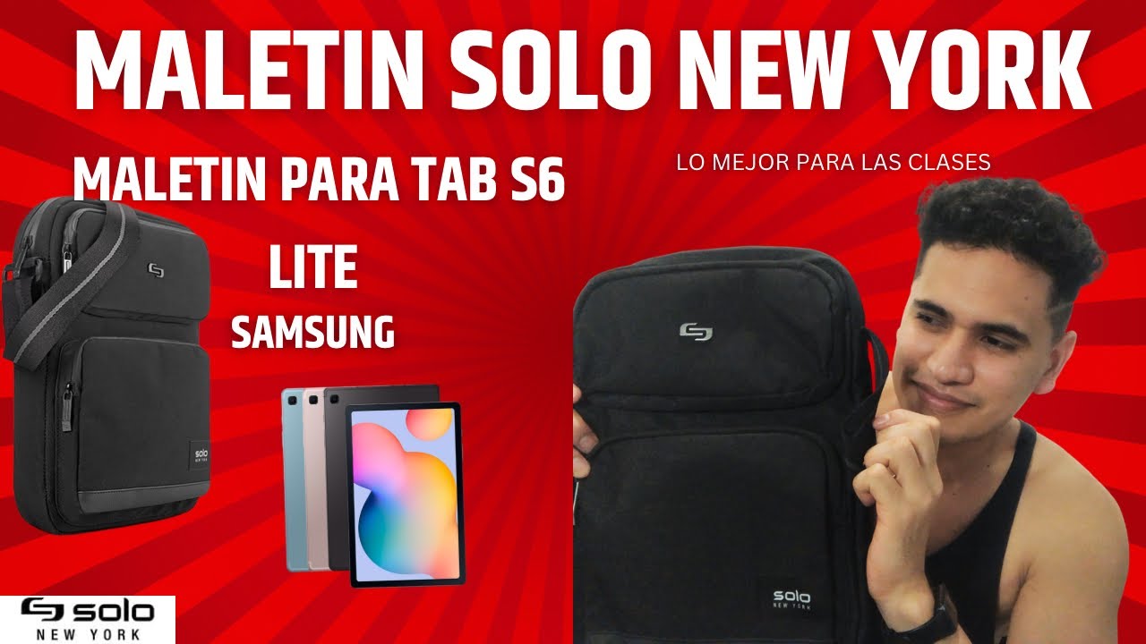 Mochila para la Tablet Samsung S6 Lite de la marca Solo New York