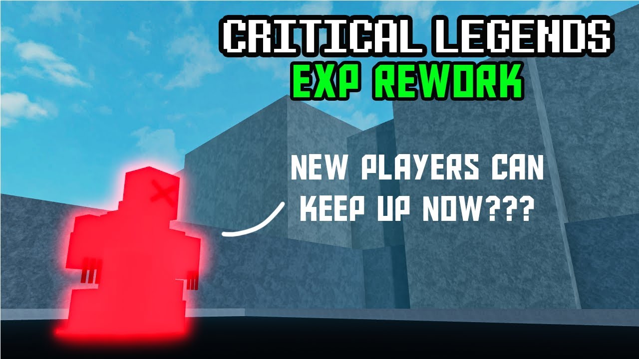 Rebirth Under 3 MINUTES | Critical Legends EXP REWORK (Roblox)