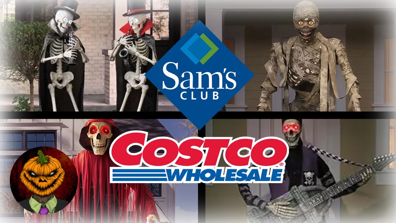 Sam&rsquo;s Club & Costco HALLOWEEN 2023 ANIMATRONICS REVEALED (INSANE 7FT MUMMY, 9ft CLOWN, 12FT REAPER)