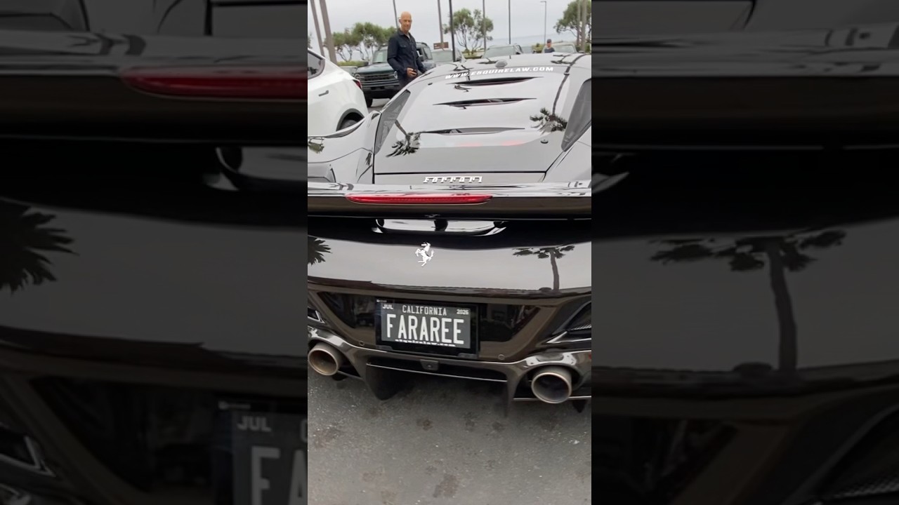 Blacked Out Ferrari F8 Tributo Supercar #cars #luxurycar #supercar #ferrari #f8tributo #ferrarif8