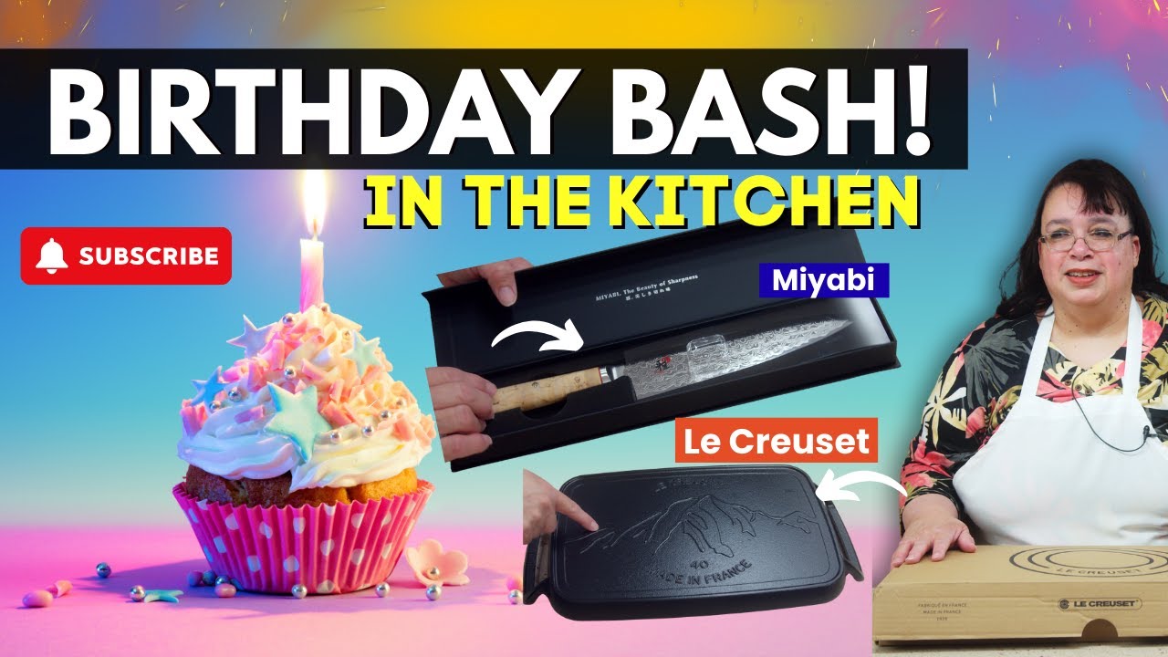 Birthday Bash in the Kitchen 🎂 Le Creuset + Miyabi Birchwood Knife