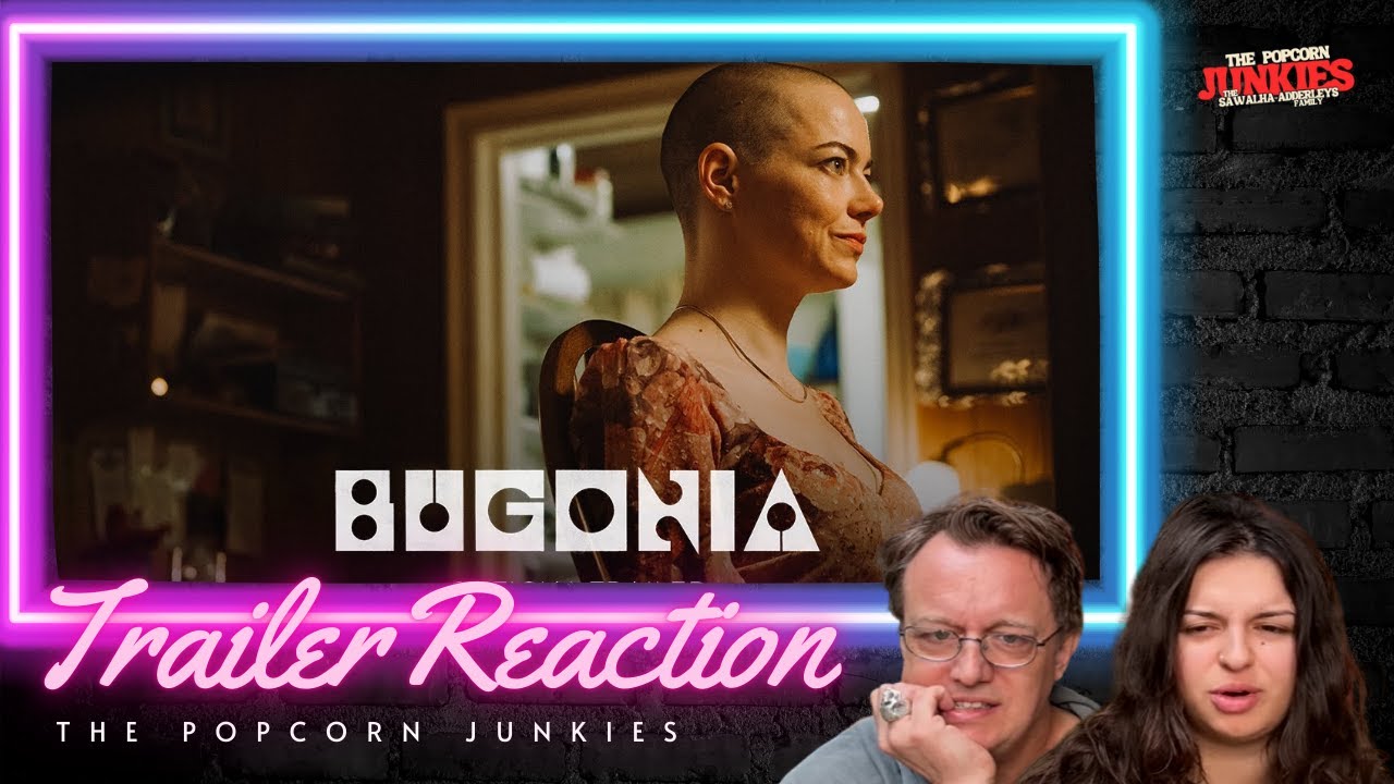 BUGONIA (Official Trailer) The Popcorn Junkies Reaction