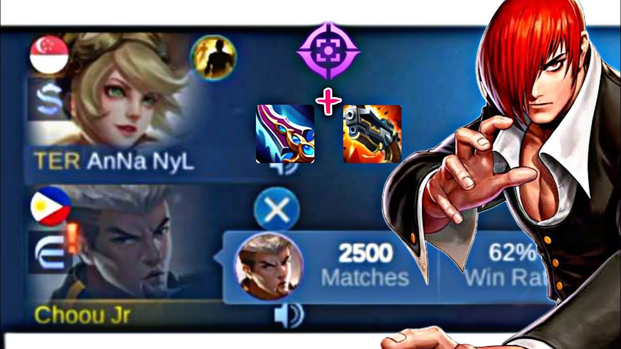 2500 MATCHES CHOU ASSASSIN EMBLEM + BROKEN BUILD 2023!! ( TRY IT )