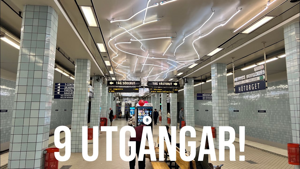 Hur Du Hittar Vid Hötorgets Tunnelbanestation!