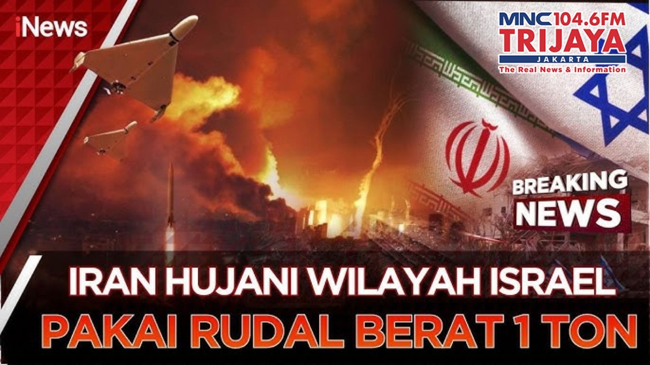🔴 LIVE Trijaya | BREAKING NEWS Detik-detik Rudal Berat 1 Ton Iran Hujani Wilayah Tel Aviv Israel