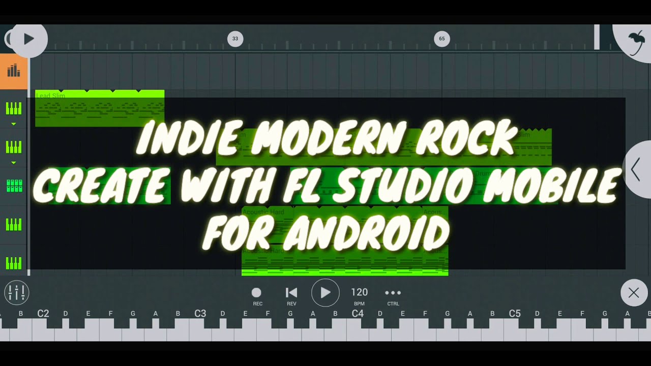 INDIE ROCK / MODERN ROCK CREATE WITH FL STUDIO MOBILE DEMO SONG
