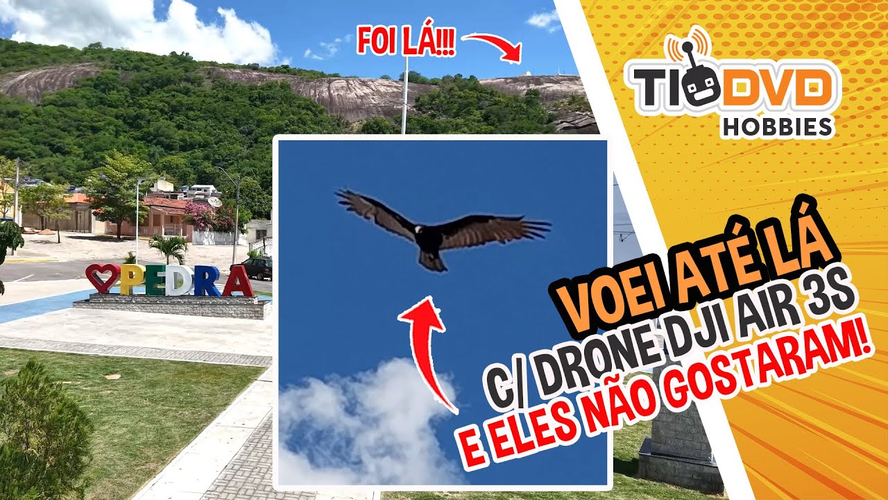 INCRÍVEL! Fui conferir com o DRONE porque essa cidade se chama PEDRA!