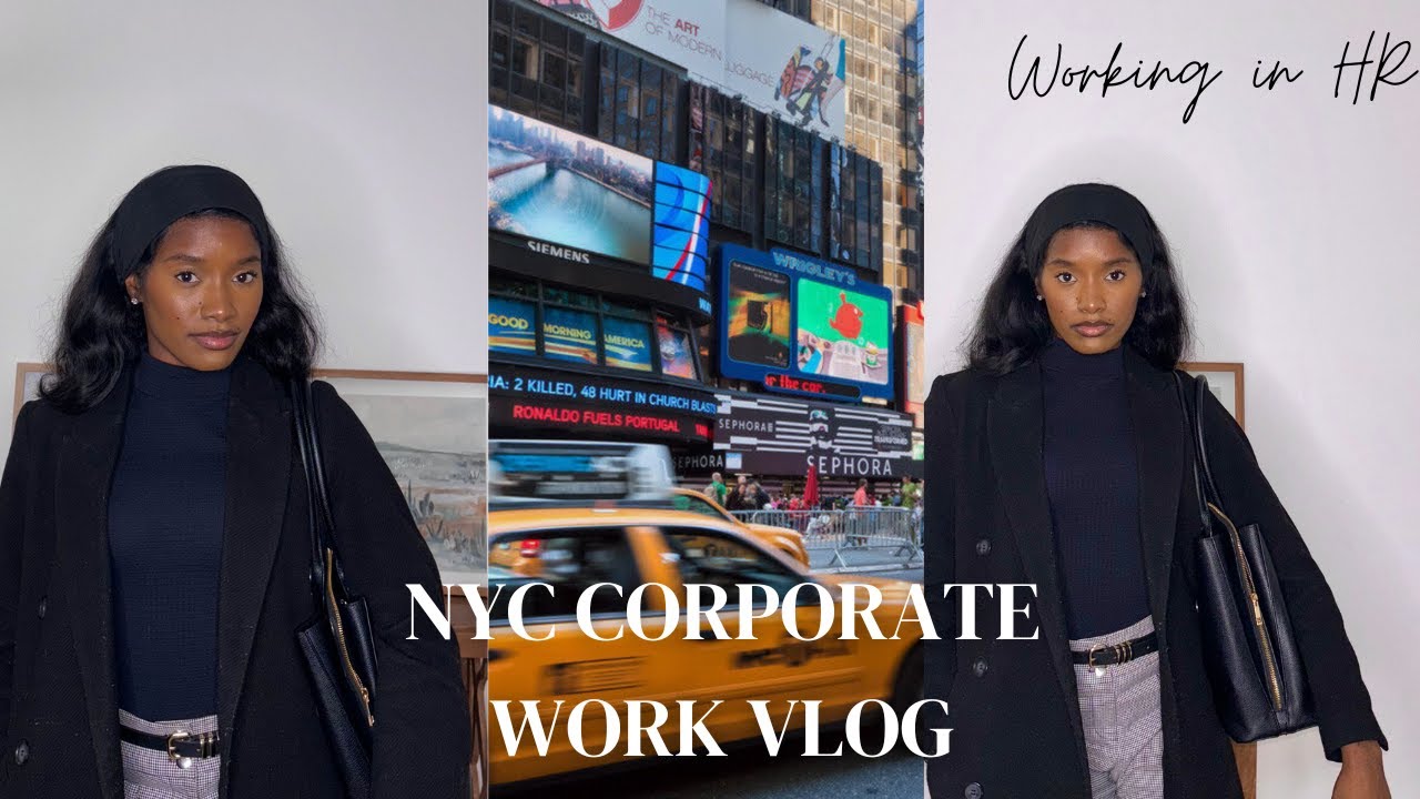 Work Week In My Life Vlog | 9-5 HR Corporate Office Job in NYC | Black Women in Corporate