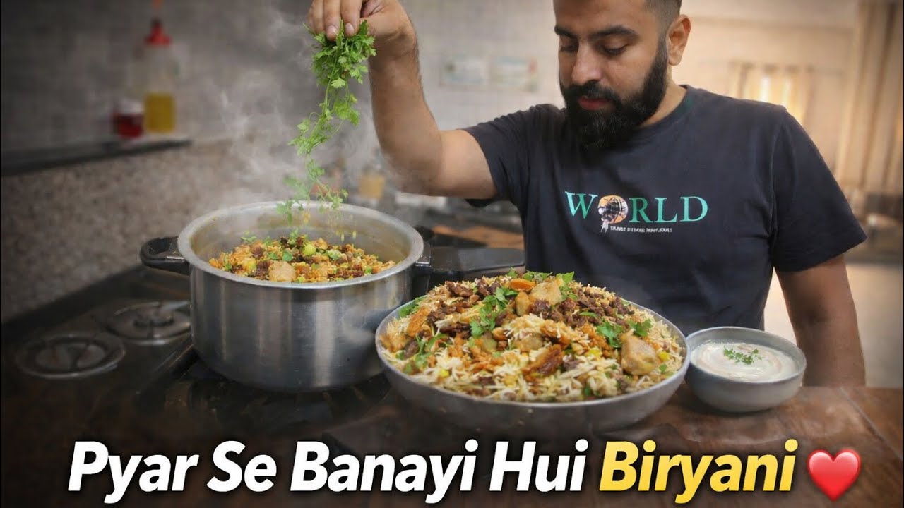 Jo Biwi Se Pyar Kare, Wo Biryani Se Kaise Naa Kare ❤️🍛